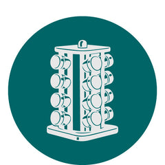 Draaibare kruidenrekken - George Napoli