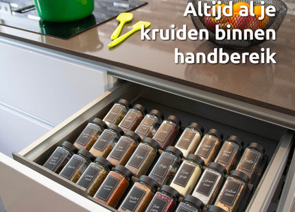 Kruidenrek lade 24 potjes ruimtebesparend en praktisch
