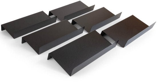 George Napoli uitschuifbaar kruidenrek lade voor 24 potjes zwart RVS