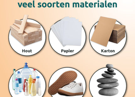 Lijmpatronen set 60 stuks voor kleine reparaties en lijmpistolen