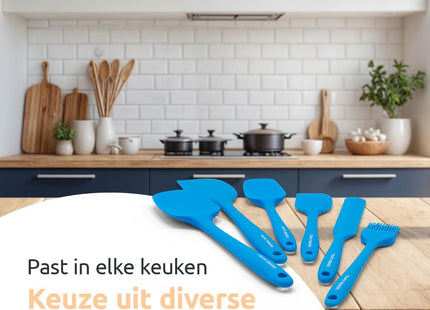 George Napoli spatel set blauw eenvoudig te reinigen en vaatwasserbestendig
